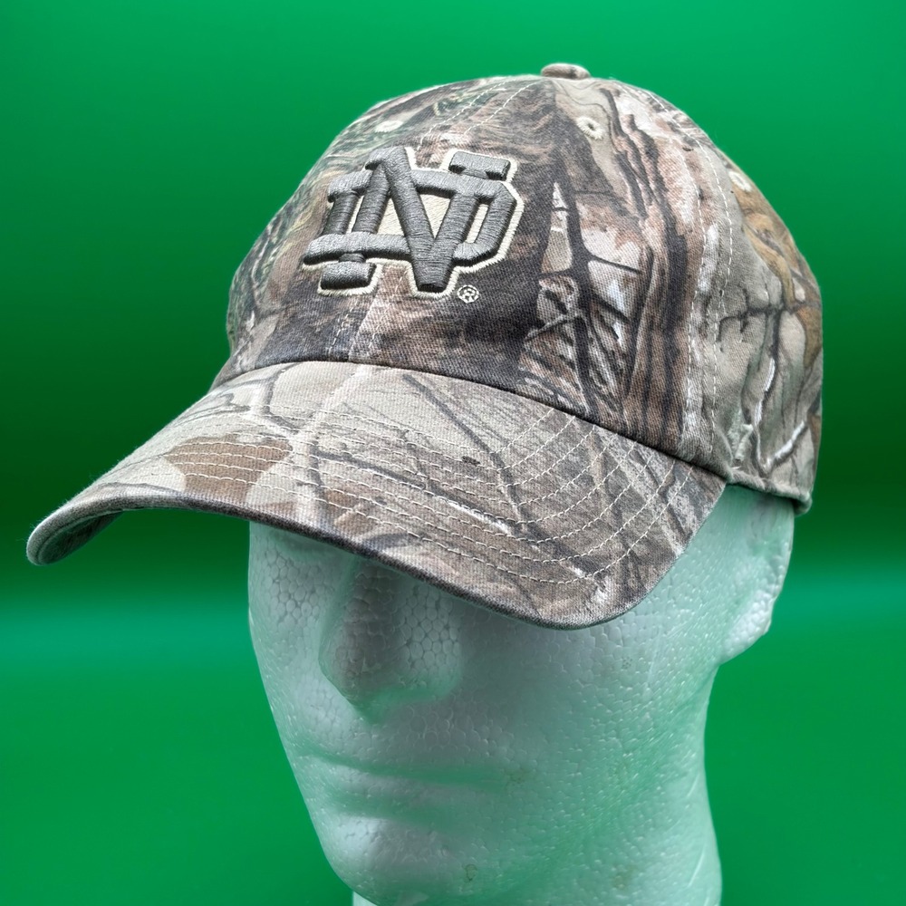 Notre Dame Fighting Irish 47 Brand
Camo Cap Football ND Logo Adjustable Hat NCAA